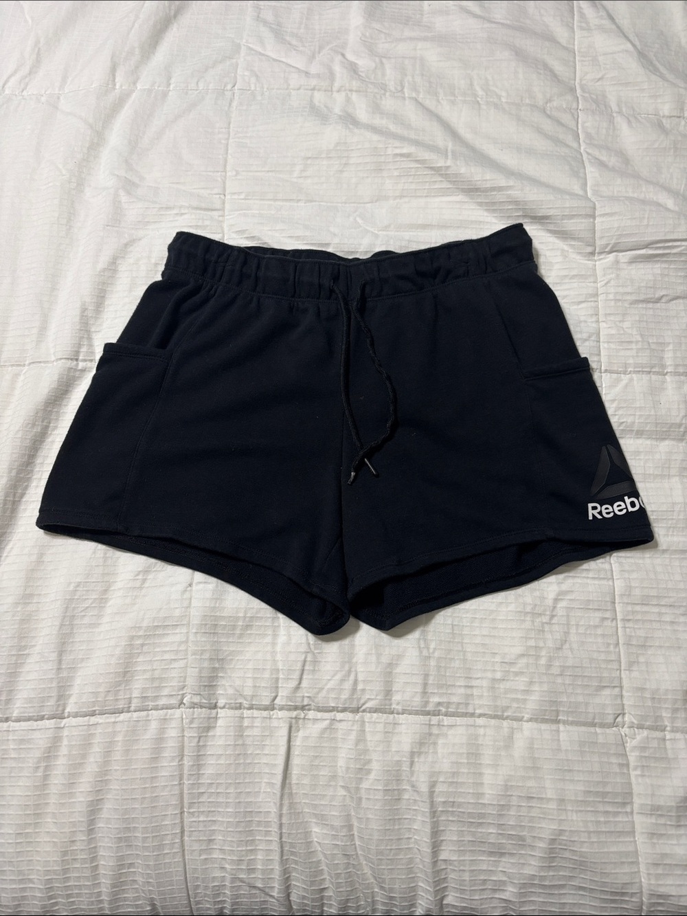 Reebok Black Women's Training Shorts with Drawstring